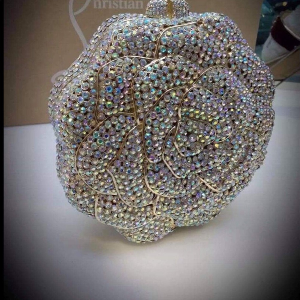 Crystallized Swarovski clutch